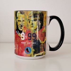 NHL Hockey Hall of Fame Gretzky / Howe coffee mug